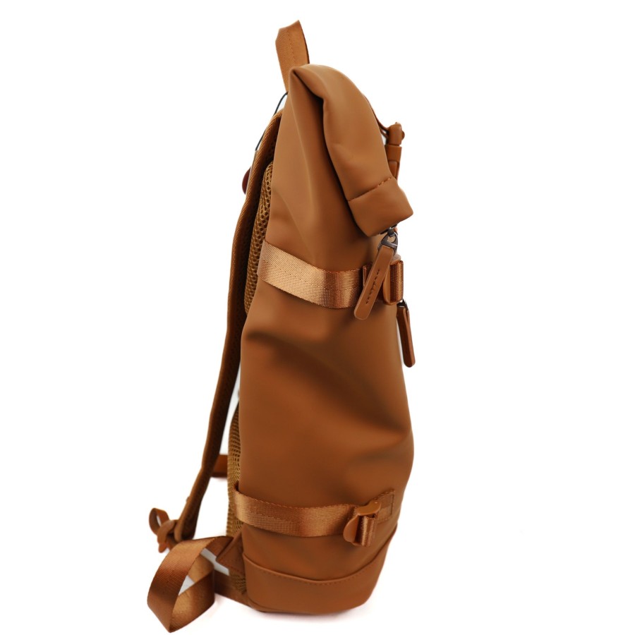 New Rebels Laptoptassen T/M 15,6 Inch | Rugzak 'William' 17L Cognac