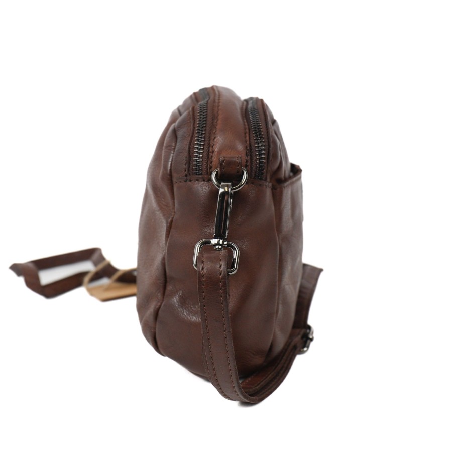 Bear Design Crossbody Tassen | Schoudertasje 'Brenda' Donkerbruin