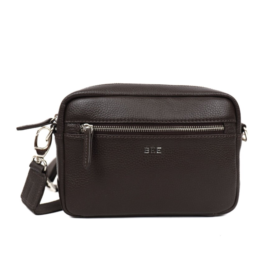 BEE Crossbody Tassen | Schoudertasje 'Bo' Brown