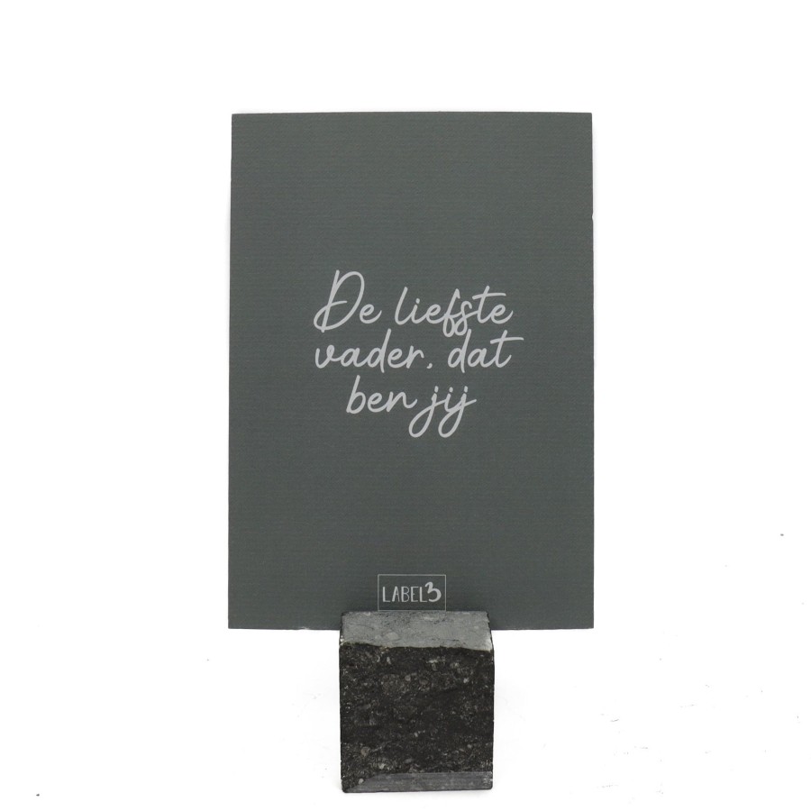 Label3 Wenskaarten | Wenskaart 'De Liefste Vader, Dat Ben Jij'