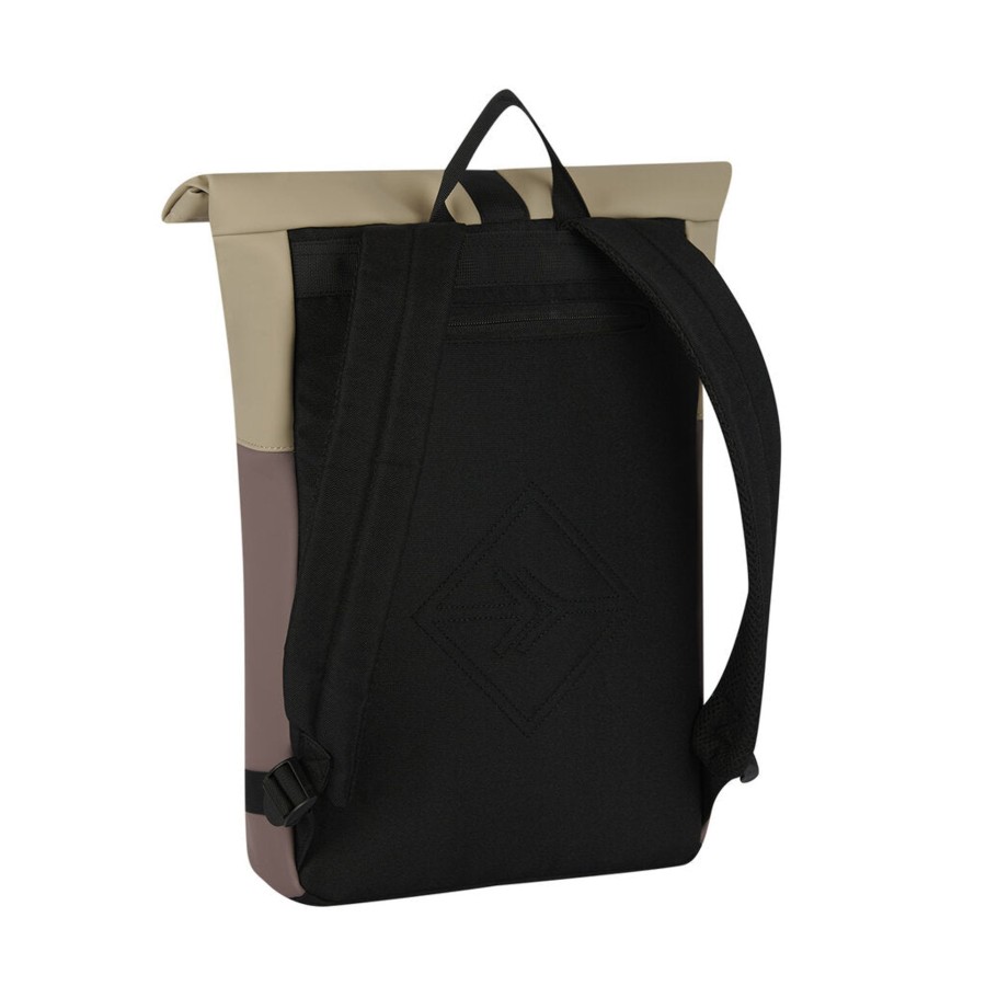 New Rebels Laptoptassen T/M 15,6 Inch | Rugzak 'Montgomery' 15L Old Purple/Beige