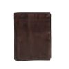 Bear Design Billfolds | Hoge Billfold 'Wouter' Cl 18838 Donkerbruin
