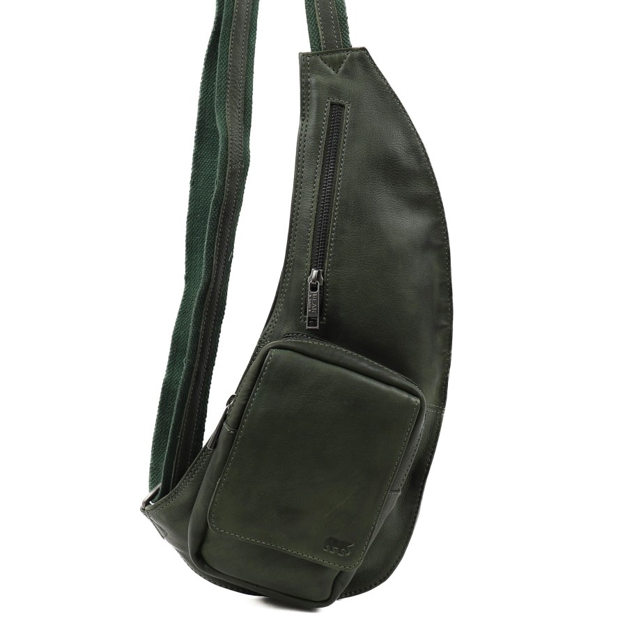 Bear Design Crossbody Tassen | Crossbody Tas 'Ranee' Groen
