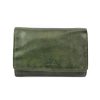 Bear Design Middelmaat Portemonnees | Overslag Portemonnee 'Flappie' Cl 15572 Groen