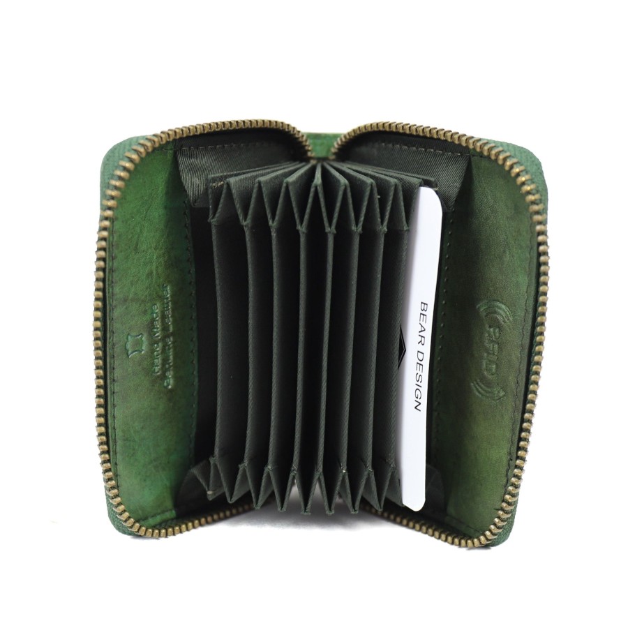 Bear Design Pasjeshouders | Pasjeshouder 'Rudie' Cl 19408 Groen