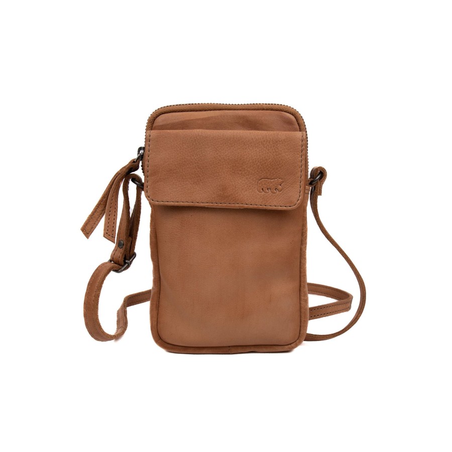 Bear Design Telefoontasjes | Telefoontasje 'Igor' Cp 2376 Taupe