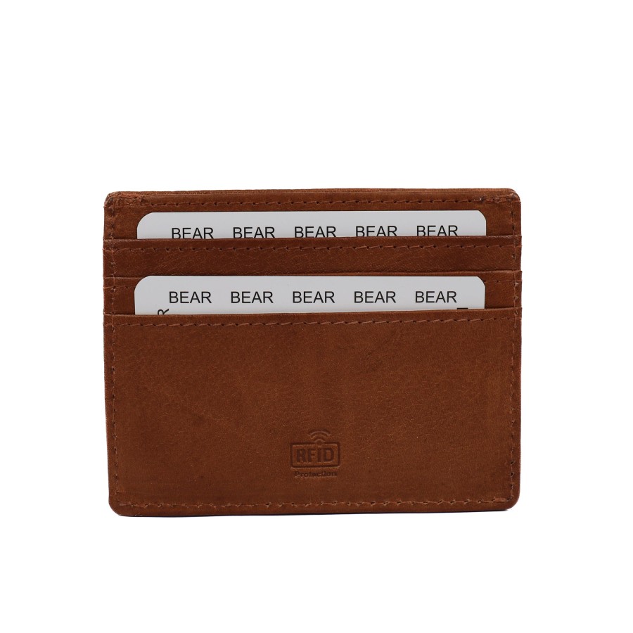 Bear Design Pasjeshouders | Pasjeshouder 'Marco' Cognac