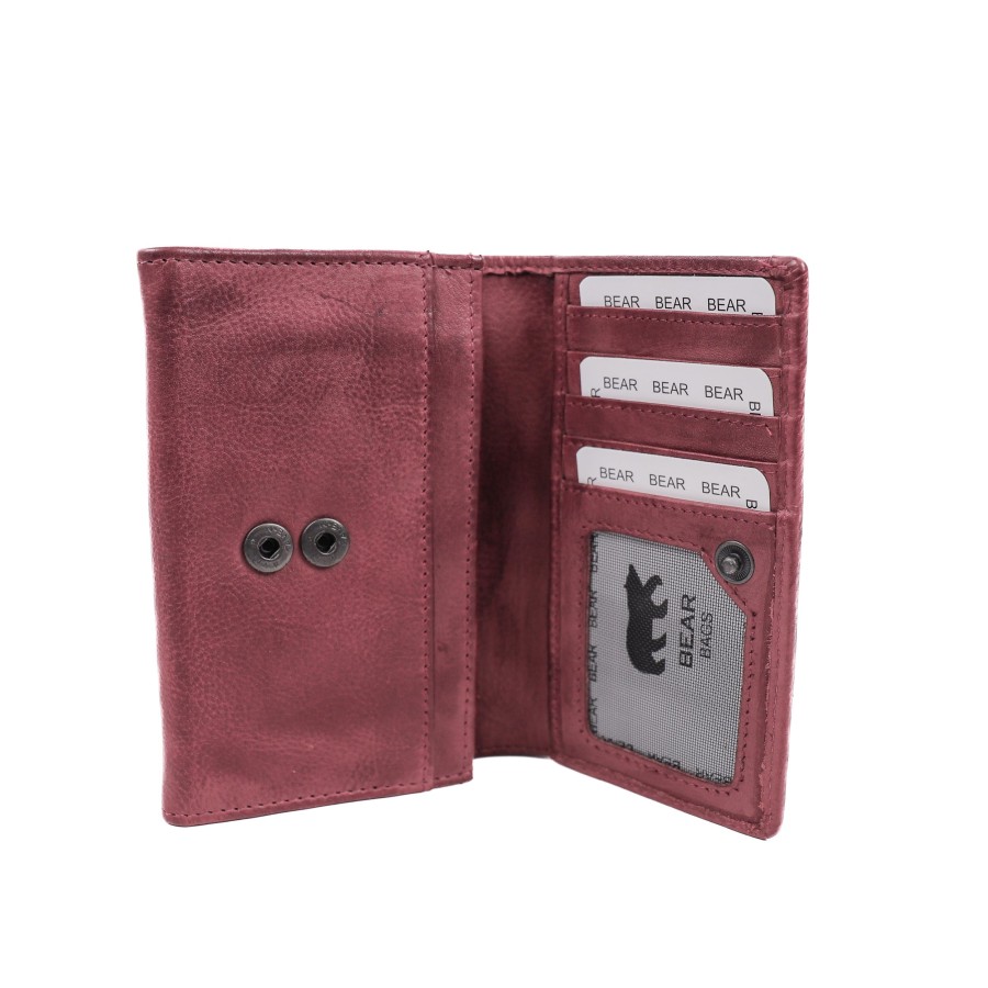 Bear Design Middelmaat Portemonnees | Overslag Portemonnee 'Sweety' Tuffeten