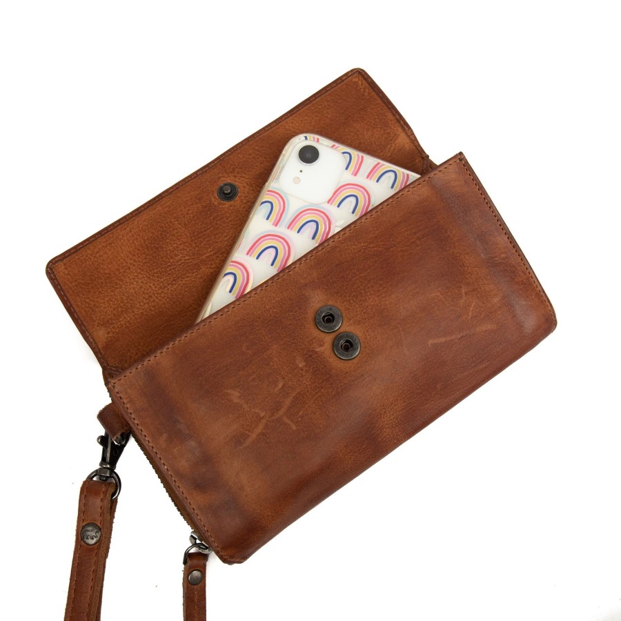 Bear Design Telefoontasjes | Telefoontasje 'Lilian' Cp 6038 Cognac
