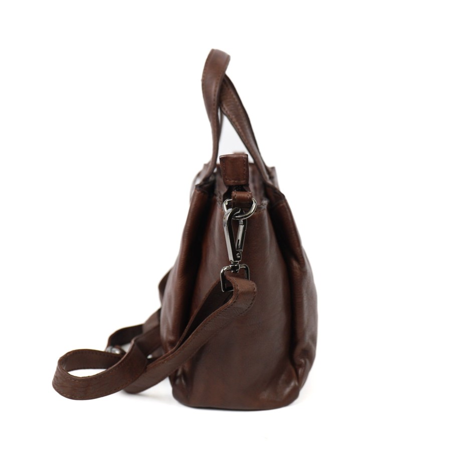 Bear Design Kleine Handtassen | Hand-/Schoudertasje 'Marie' Donkerbruin