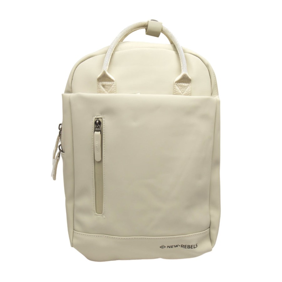 New Rebels Laptoptassen T/M 14 Inch | Rugzak 'Harper' Beige