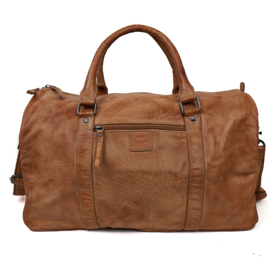 Bear Design Autovakantie | Weekendtas 'Daniel' M Taupe - Cp 2293