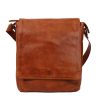 Bear Design Grote Schoudertassen | Schoudertas 'Dustin' Cognac