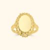Josephina Jewelry Ringen | Lucy Engravable Signet Ring