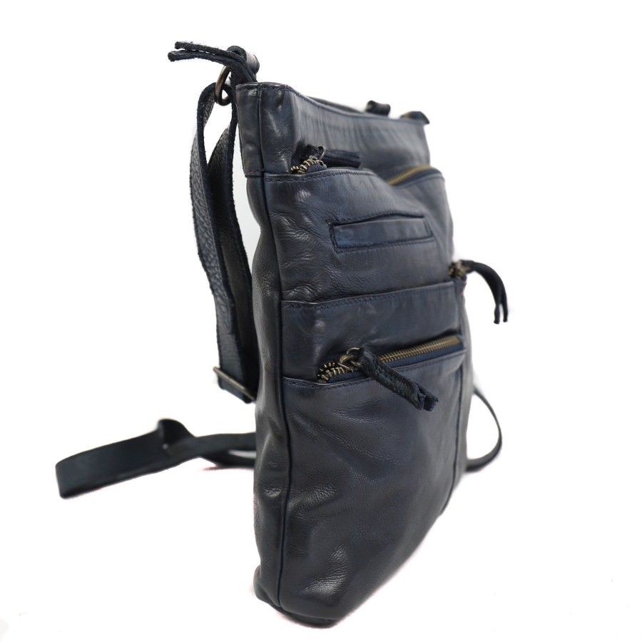 Bear Design Middelmaat Schoudertassen | Schoudertas 'Yara' Cl 40523 Donkerblauw