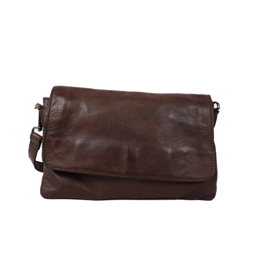 Bear Design Crossbody Tassen | Enveloptasje 'Ineke' Donkerbruin