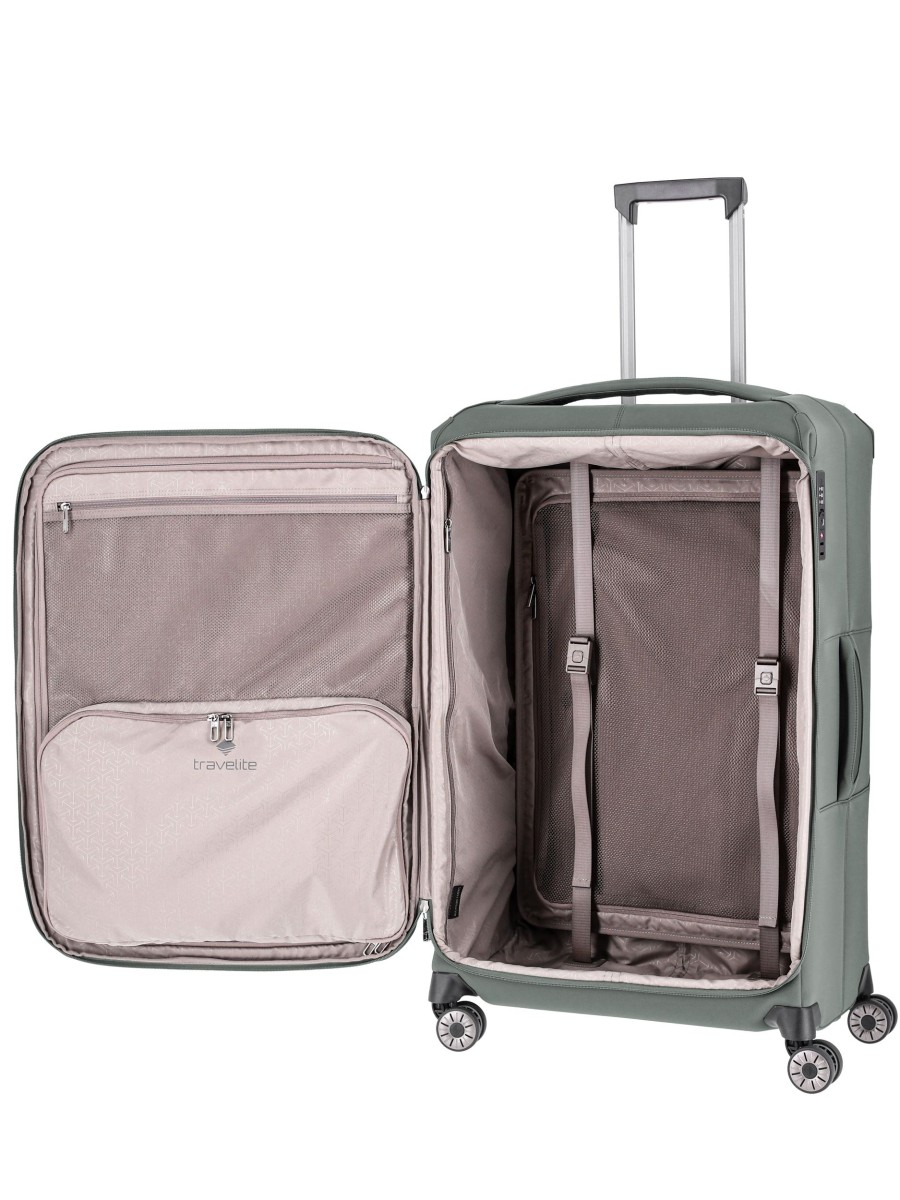 Travelite Verre Reis | Priima Trolley L Olive Olijfgroen