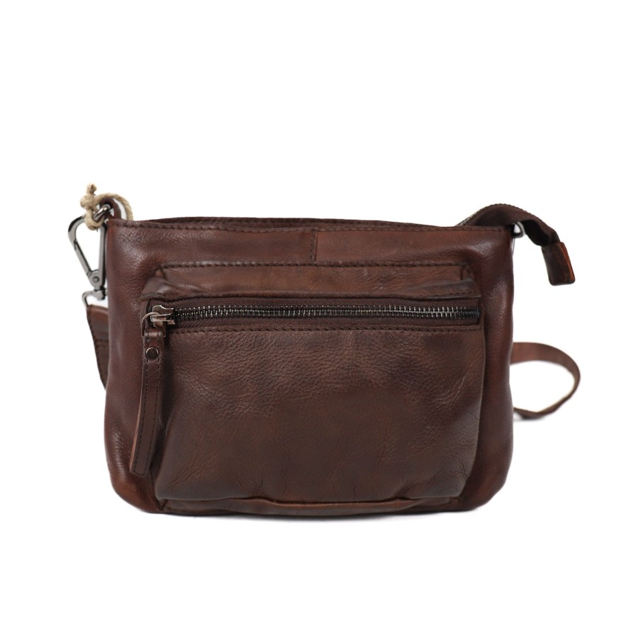 Bear Design Crossbody Tassen | Schoudertasje 'Norah' Donkerbruin