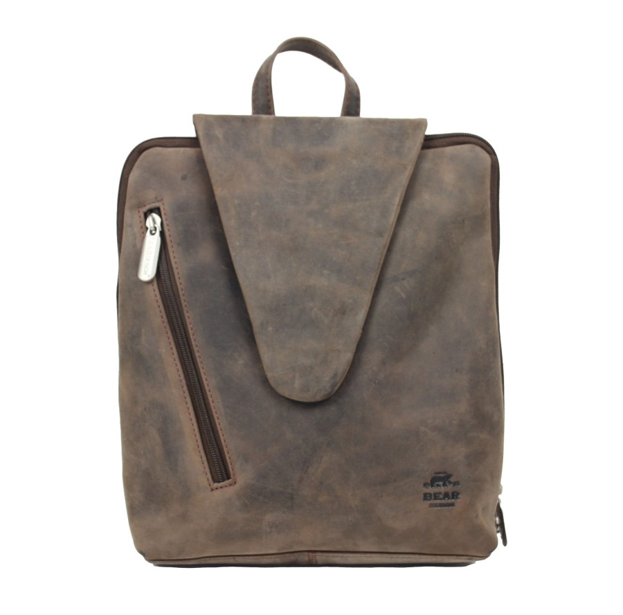 Bear Design Kleine Rugzakken | Rugzakje 'Babet' Hd 6063 Bruin
