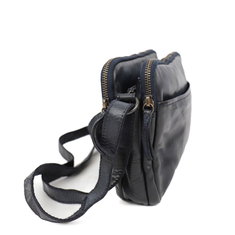 Bear Design Crossbody Tassen | Schoudertasje 'Vieve' Donkerblauw