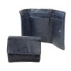 Bear Design Sleuteletuis & Klein Lederwaren | Portemonneetje 'Jolie' Cl 14618 Donkerblauw