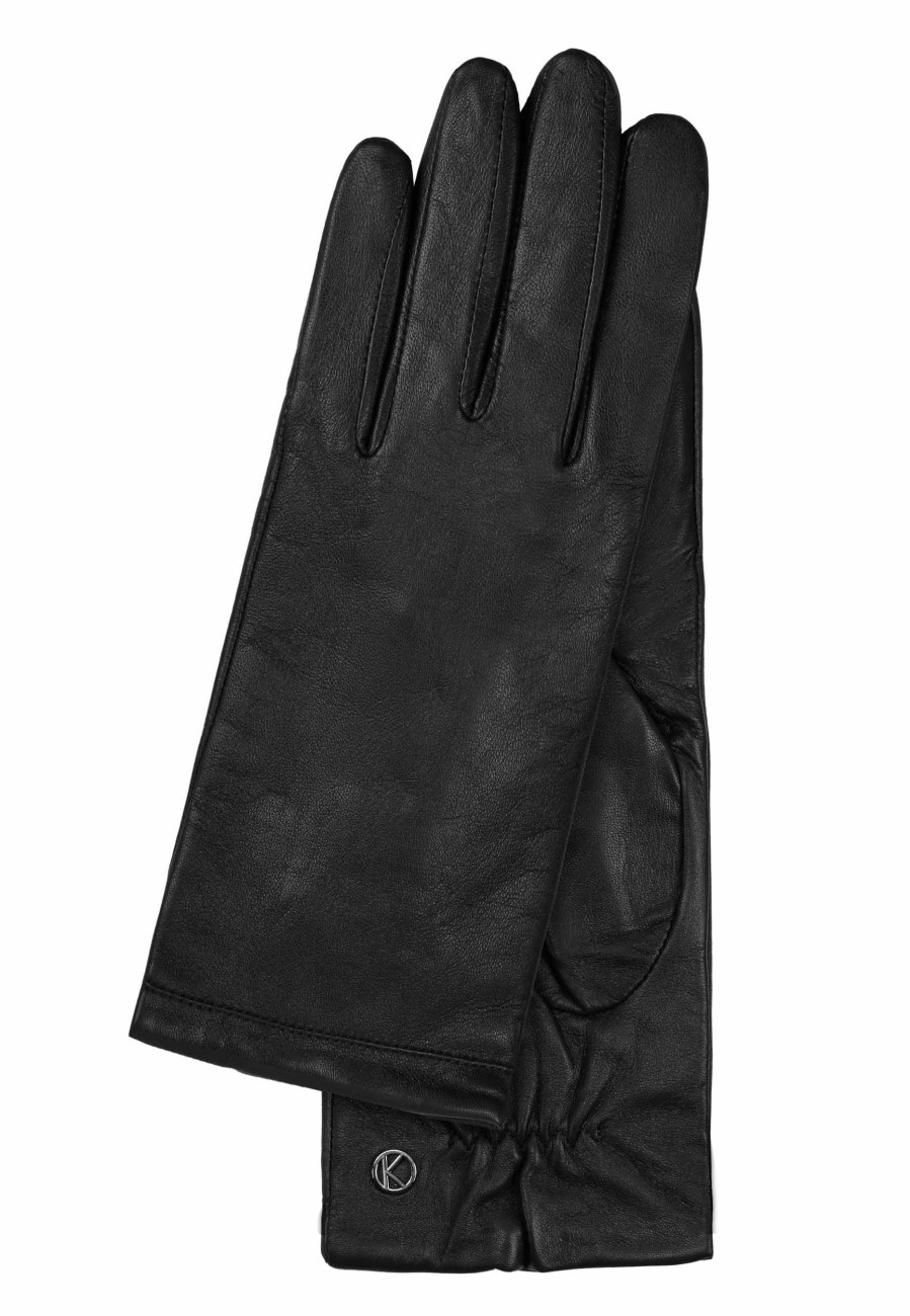 Otto Kessler Leren Handschoenen | Handschoenen 'Chelsea' Zwart