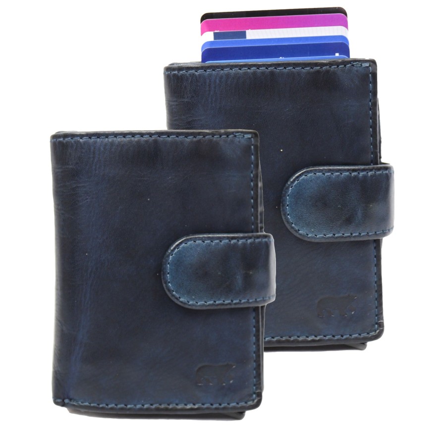 Bear Design Pasjeshouders | Pasjeshouder 'Kris' Cl 15253 Donkerblauw