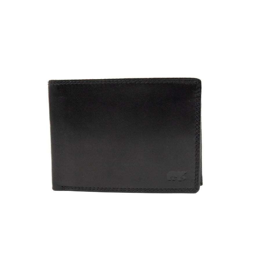 Bear Design Billfolds | Billfold 'Joep' Zwart Zwart (M)