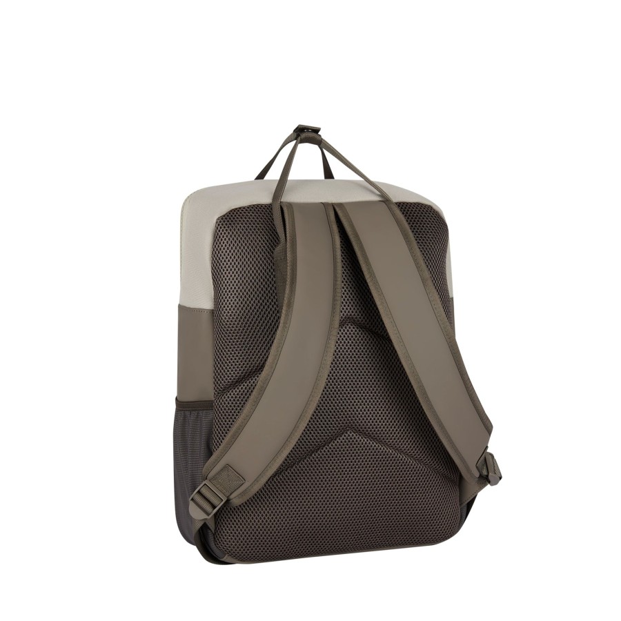 New Rebels Laptoptassen T/M 15,6 Inch | Rugzak 'Springfield' Taupe/Beige