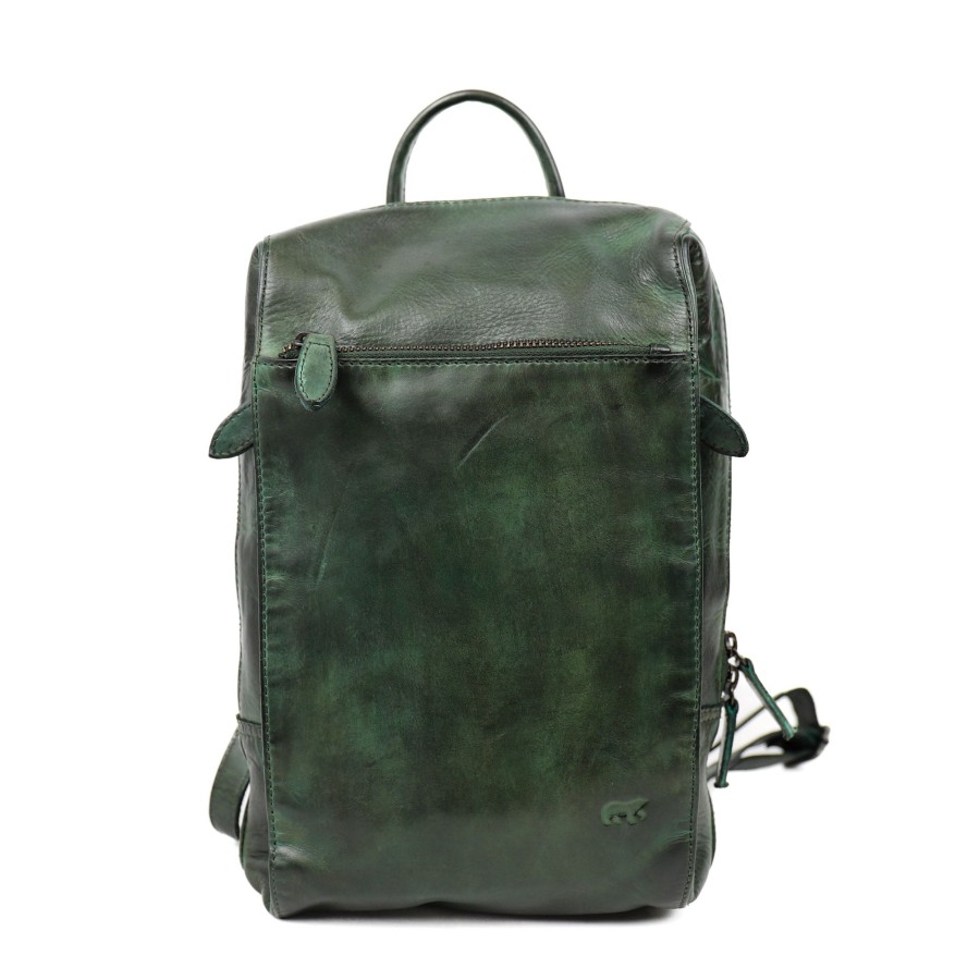 Bear Design Middelmaat Rugzakken | Rugzakje 'Sil' Groen