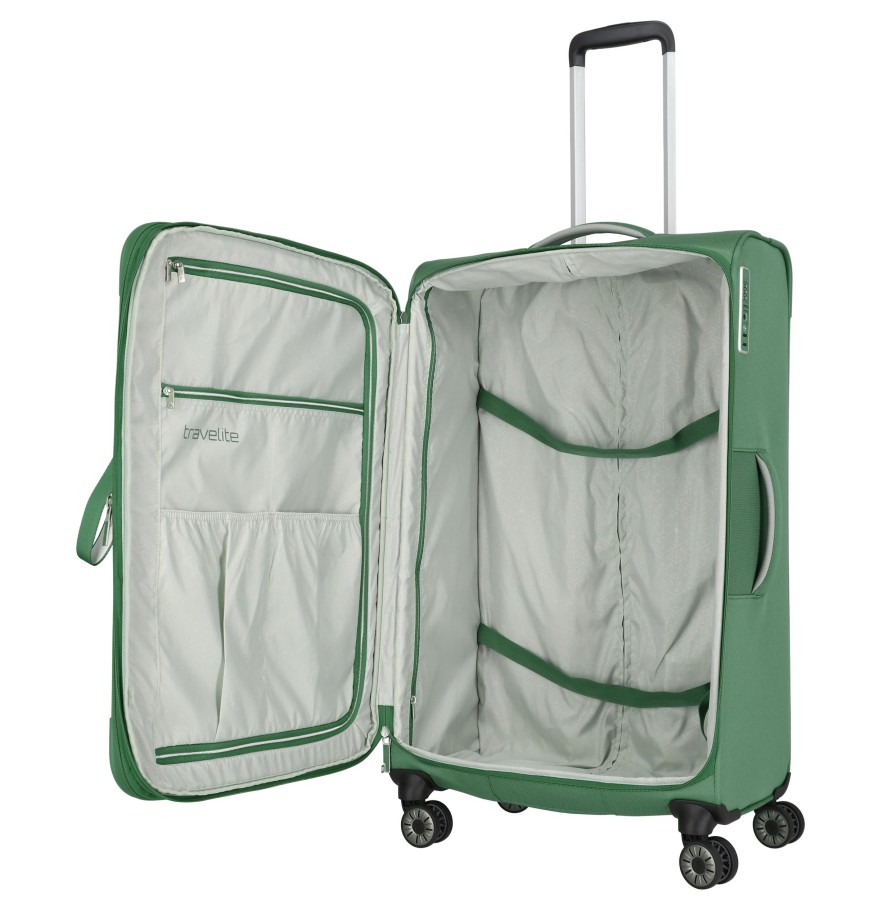 Travelite Verre Reis | Miigo Trolley L Exp. Green