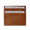Bear Design Sleuteletuis & Klein Lederwaren | Pasjeshouder 'Maikel' Cp 5053 Taupe