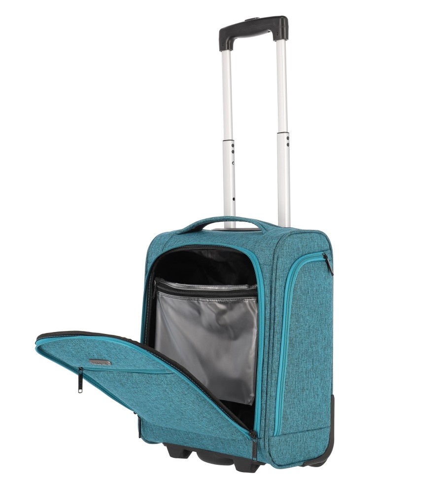 Travelite Autovakantie | Cabin 2 Wheel Onboard Trolley/Underseater Petrol