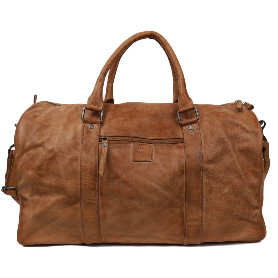 Bear Design Autovakantie | Weekendtas 'Daniel' L Taupe - Cp 2292