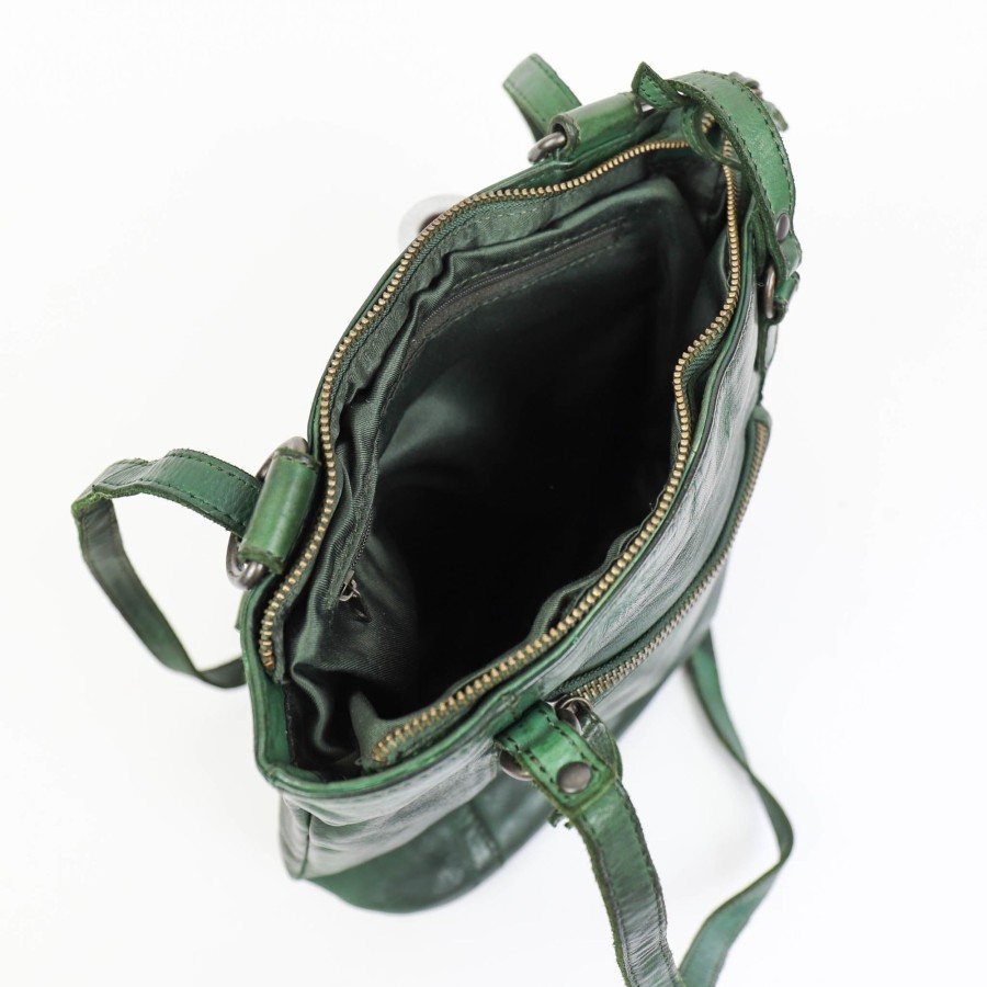 Bear Design Middelmaat Rugzakken | Rugzak/Schoudertas 'Sandy' Cl 40273 Groen