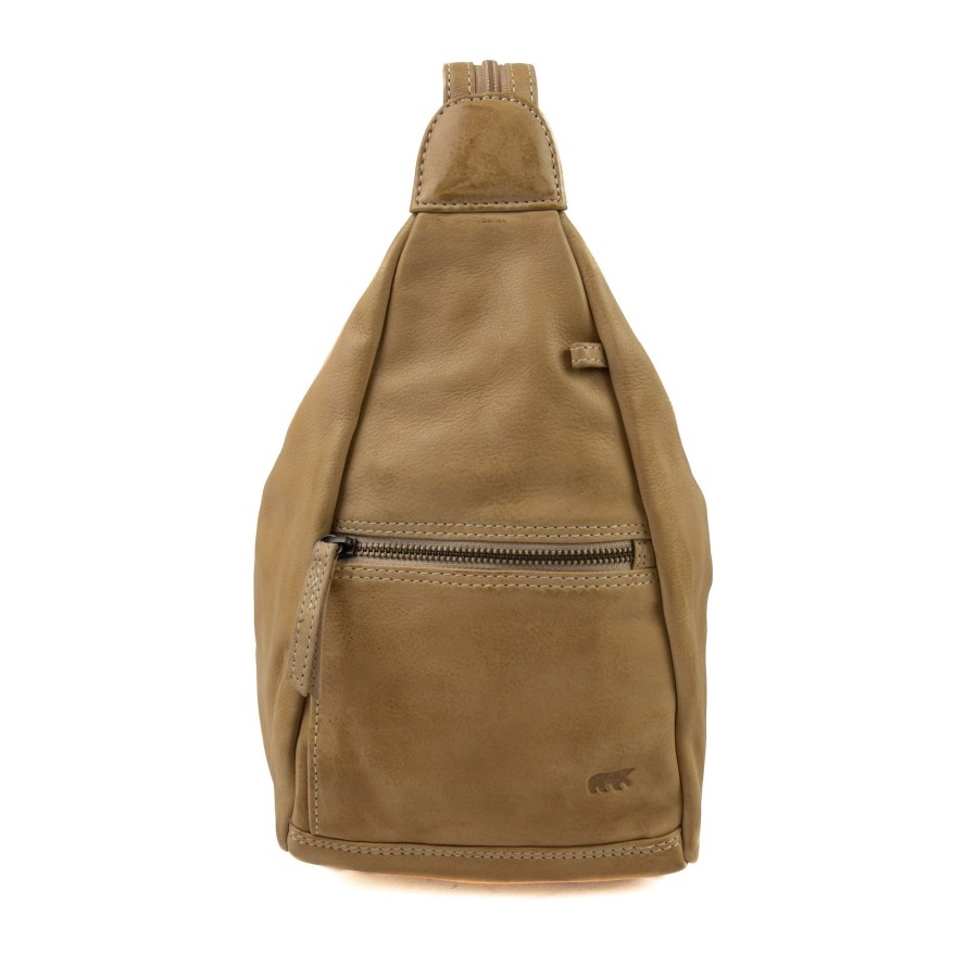 Bear Design Middelmaat Rugzakken | Rugzakje 'Hannie' Beige