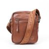 Bear Design Kleine Schoudertassen | Schoudertasje 'Leonardo' Cp 1847 Cognac