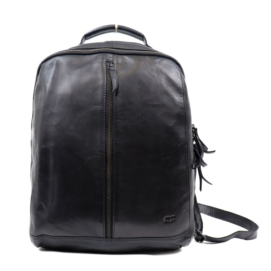 Bear Design Laptoptassen T/M 15,6 Inch | Laptop Rugzak 'Kae' Zwart