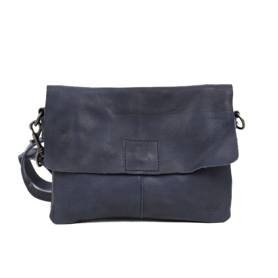 Bear Design Middelmaat Schoudertassen | Schoudertasje 'Billy' Navy