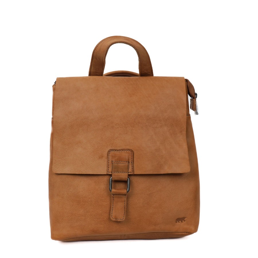 Bear Design Middelmaat Rugzakken | Rugzak/Schoudertas 'Jesse' Taupe