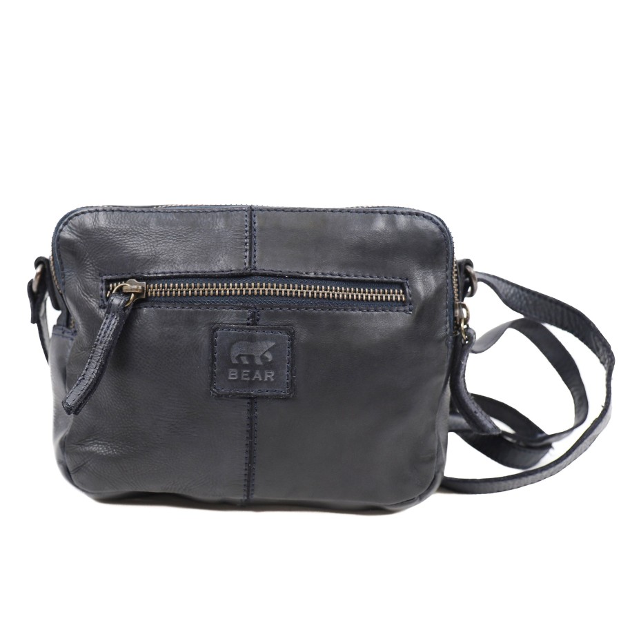Bear Design Crossbody Tassen | Schoudertasje 'Irem' Donkerblauw
