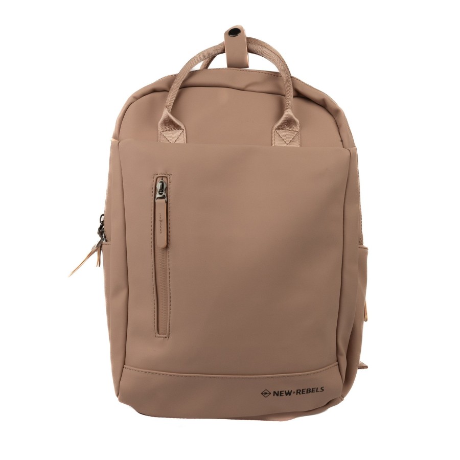 New Rebels Laptoptassen T/M 14 Inch | Rugzak 'Harper' Roze