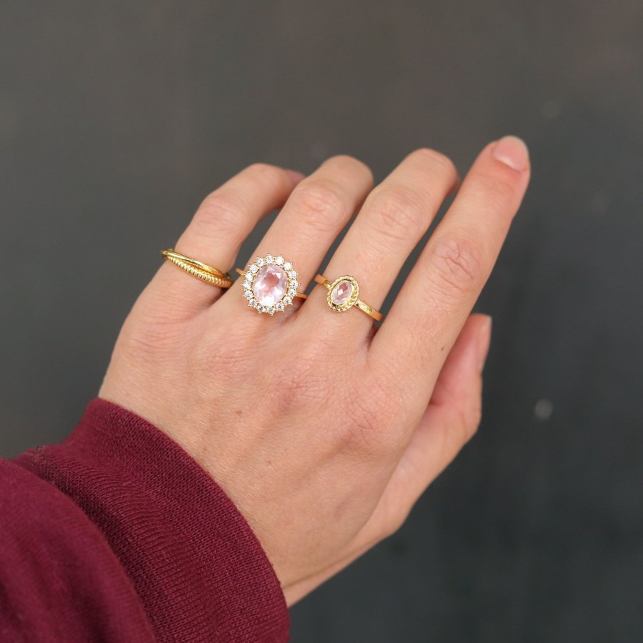 Josephina Jewelry Ringen | Sim Rose Quartz Ring