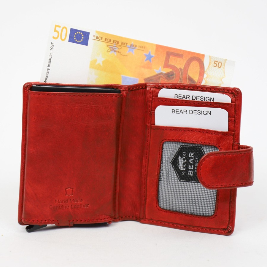 Bear Design Pasjeshouders | Pasjeshouder 'Kris' Cl 15253 Rood