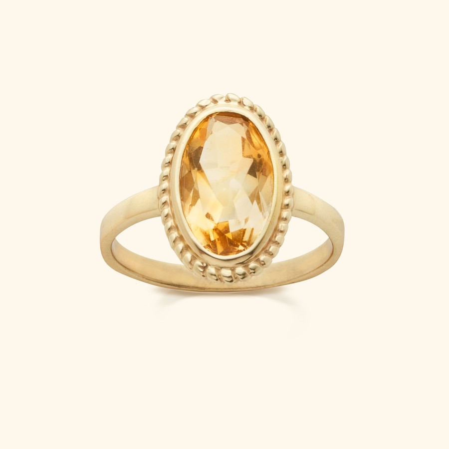 Josephina Jewelry Ringen | Vintage Luna Citrine Ring