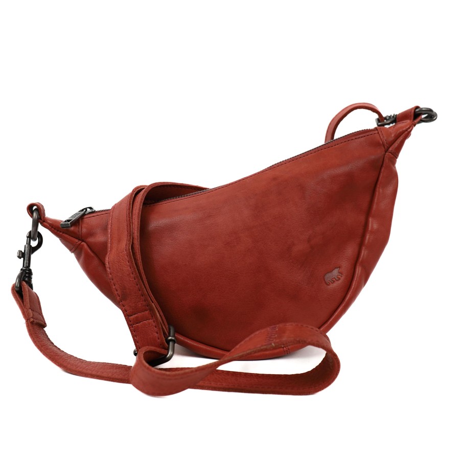 Bear Design Heuptassen | Crossbody Tasje 'Toon' Rood