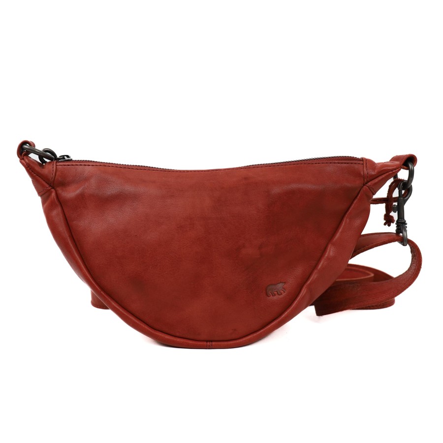Bear Design Heuptassen | Crossbody Tasje 'Toon' Rood