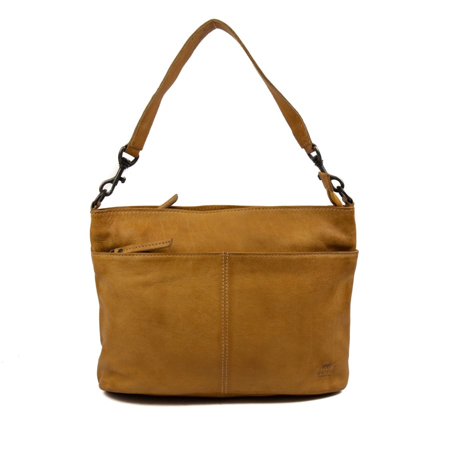 Bear Design Middelmaat Handtassen | Hand-/Schoudertas 'Angelica' Geel