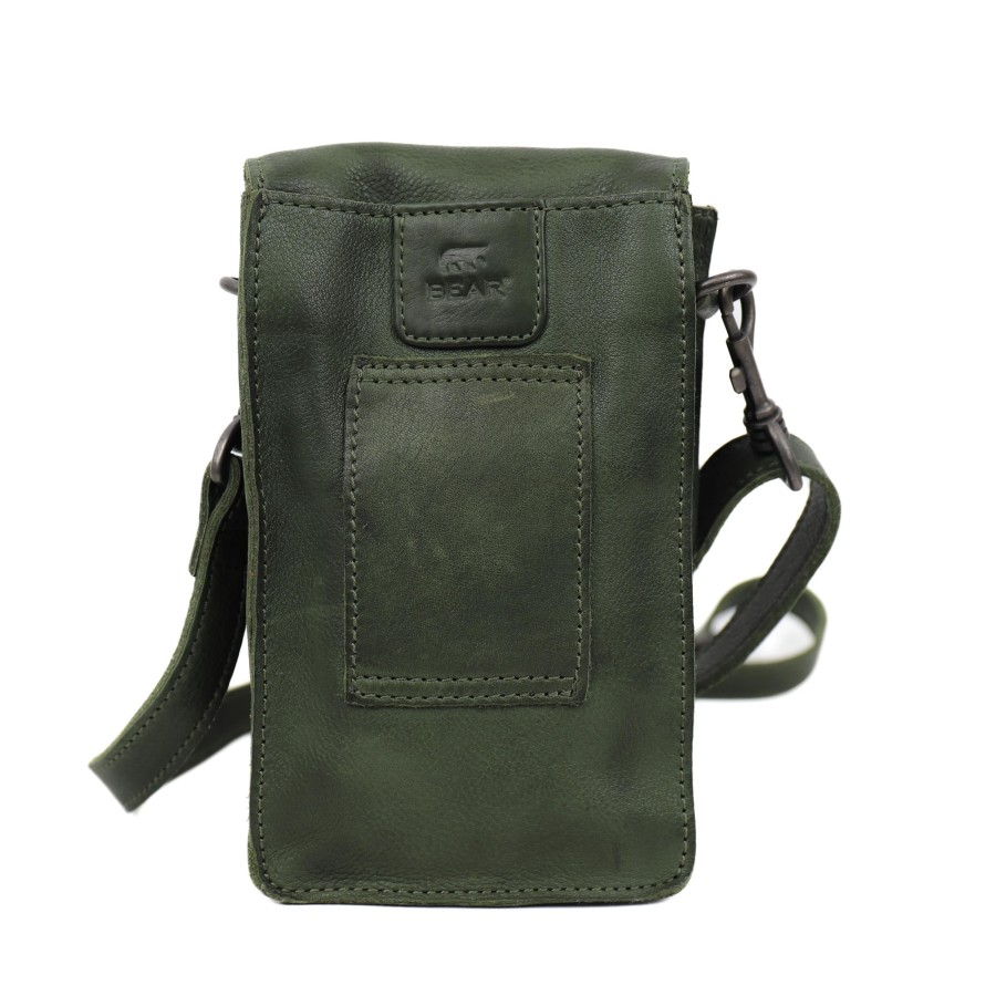 Bear Design Telefoontasjes | Schoudertasje 'Robbie' Cp 2184 Groen