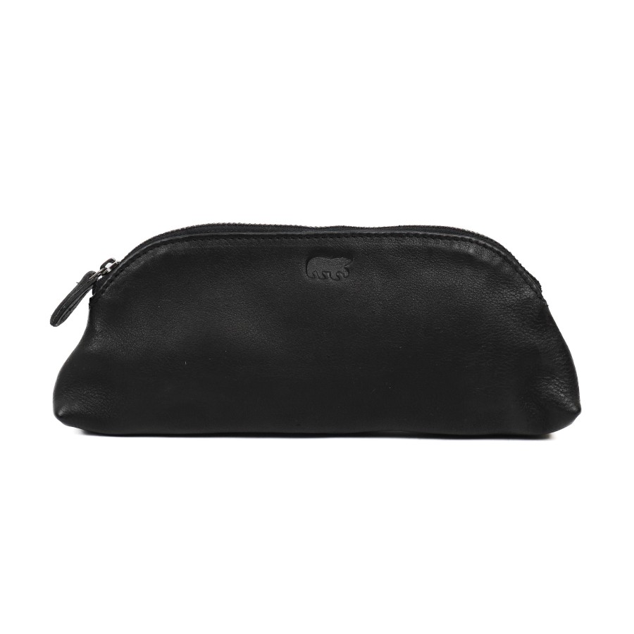 Bear Design Sleuteletuis & Klein Lederwaren | Etui 'Maarten' Zwart Black
